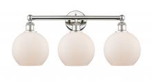 Innovations Lighting 616-3W-PN-G121-8 - Athens - 3 Light - 26 inch - Polished Nickel - Bath Vanity Light