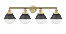 Innovations Lighting 616-4W-BB-HFS-62-BK - Edison - 4 Light - 34 inch - Brushed Brass - Bath Vanity Light