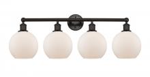 Innovations Lighting 616-4W-OB-G121-8 - Athens - 4 Light - 35 inch - Oil Rubbed Bronze - Bath Vanity Light