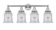 Innovations Lighting 616-4W-PC-G182 - Canton - 4 Light - 33 inch - Polished Chrome - Bath Vanity Light