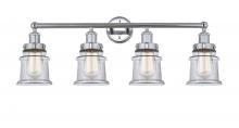 Innovations Lighting 616-4W-PC-G182S - Canton - 4 Light - 32 inch - Polished Chrome - Bath Vanity Light