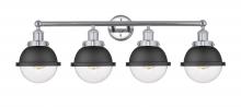 Innovations Lighting 616-4W-PC-HFS-62-BK - Edison - 4 Light - 34 inch - Polished Chrome - Bath Vanity Light