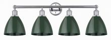 Innovations Lighting 616-4W-PC-MBD-75-GR - Plymouth - 4 Light - 35 inch - Polished Chrome - Bath Vanity Light