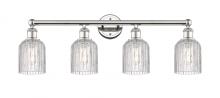 Innovations Lighting 616-4W-PN-G559-5CL - Bridal Veil - 4 Light - 32 inch - Polished Nickel - Bath Vanity Light