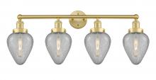 Innovations Lighting 616-4W-SG-G165 - Geneseo - 4 Light - 34 inch - Satin Gold - Bath Vanity Light