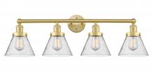 Innovations Lighting 616-4W-SG-G44 - Cone - 4 Light - 35 inch - Satin Gold - Bath Vanity Light