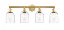 Innovations Lighting 616-4W-SG-G558-6CL - Bella - 4 Light - 33 inch - Satin Gold - Bath Vanity Light