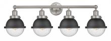 Innovations Lighting 616-4W-SN-HFS-64-BK - Edison - 4 Light - 34 inch - Satin Nickel - Bath Vanity Light