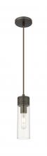 Innovations Lighting 617-1P-OB-G617-8CL - Boreas - 1 Light - 3 inch - Oil Rubbed Bronze - Cord Hung - Mini Pendant