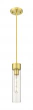 Innovations Lighting 617-1S-SG-G617-11CL - Boreas - 1 Light - 3 inch - Satin Gold - Stem Hung - Mini Pendant