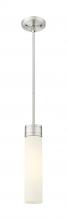 Innovations Lighting 617-1S-SN-G617-11SWH - Boreas - 1 Light - 3 inch - Satin Nickel - Stem Hung - Mini Pendant