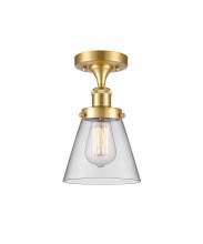 Innovations Lighting 916-1C-SG-G62 - Cone - 1 Light - 6 inch - Satin Gold - Flush Mount