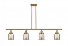 Innovations Lighting 916-4I-BB-G58 - Bell - 4 Light - 48 inch - Brushed Brass - Stem Hung - Island Light