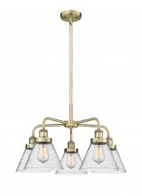 Innovations Lighting 916-5CR-AB-G44 - Cone - 5 Light - 26 inch - Antique Brass - Chandelier