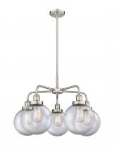 Innovations Lighting 916-5CR-SN-G202-8 - Whitney - 5 Light - 27 inch - Satin Nickel - Chandelier