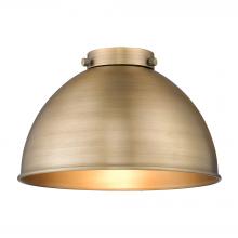 Innovations Lighting MFD-10-BB - Derby Light 10 inch Brushed Brass Metal Shade