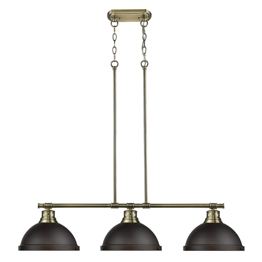 3 Light Linear Pendant