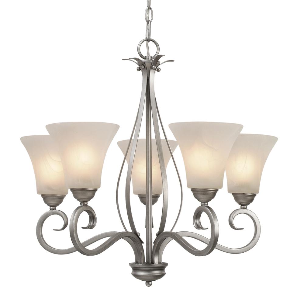 Whitney AR 5 Light Chandelier in the Argentin