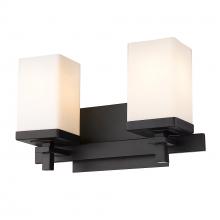 Golden DDDD-BA2 BLK-OP - Maddox 2 Light Bath Vanity in Matte Black