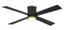 Minka-Aire F797L-CL/SBR - Falco 54" LED Flush Mount Ceiling Fan