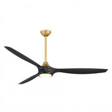 Minka-Aire F762L-LBR/CL - Pierce - 65" LED Smart Ceiling Fan