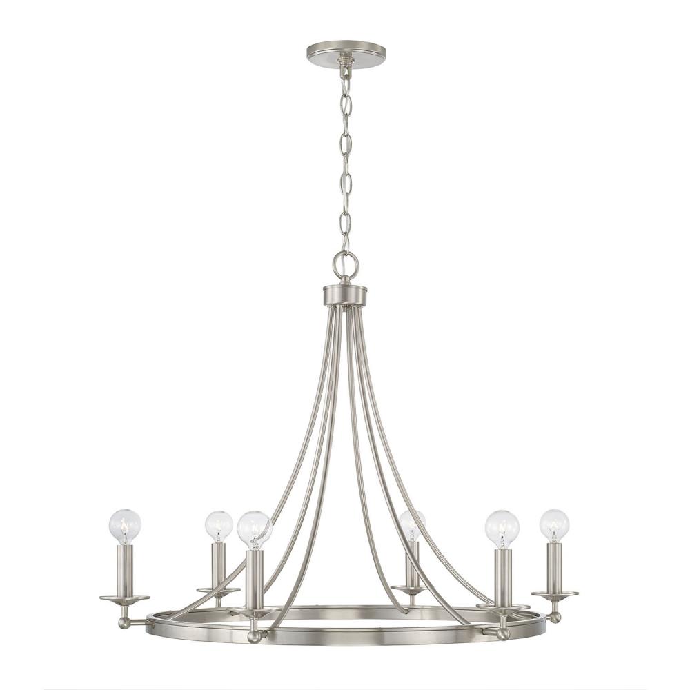 Chandelier in Brushed Nickel