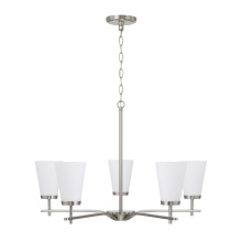 Capital 461051BN-660 - 5 Light Chandelier
