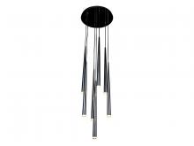 Avenue Lighting HF2107-BLK - Highland Avenue 7 Light Multi Pendant in Chrome