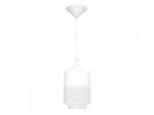 Avenue Lighting HF9114-WHT - Robertson Blvd. 13"  Pendant in White  with Clear Glass