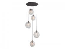 Avenue Lighting HF8145-DBZ-CL - 5 LIGHT PENDANTS ON PAN SONOMA AVE. COLLECTION