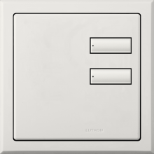 Lutron Electronics QSWE-2BI-AW - QSWE-WALLSTN 2B INS AW