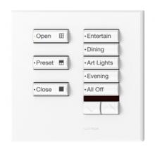 Lutron Electronics QSWE-8BRLIRI-SN - QSWE-WALLSTN 8BRLIR INS SN