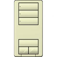 Lutron Electronics RRD-HN3S-AL - CL RA2 HYBRID 3S WALL ALMOND