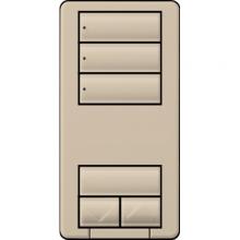 Lutron Electronics RRD-HN3S-TP - CL RA2 HYBRID 3S WALL TAUPE