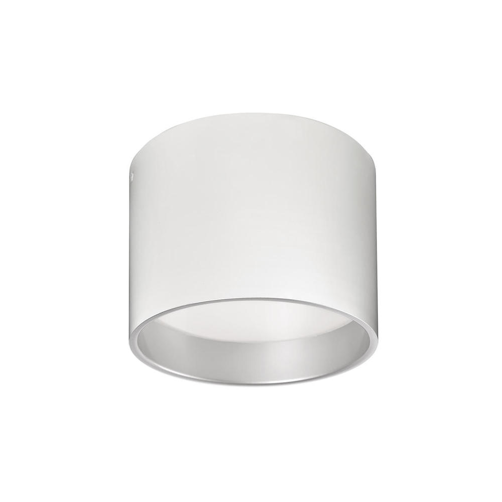 Mousinni 10-in White LED Flush Mount