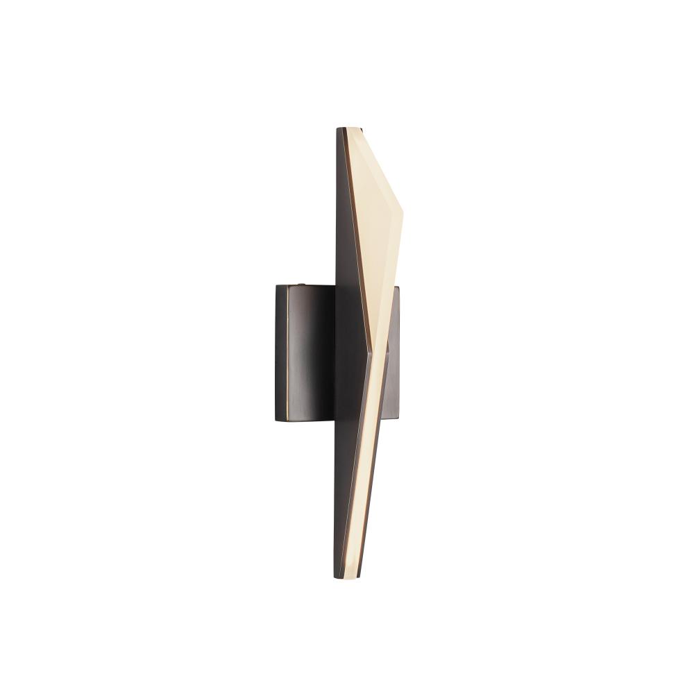 Tachi 4-in Urban Bronze LED Wall Sconce