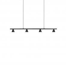 Kuzco Lighting Inc LP19937-BK-UNV - Dune 37-in Black LED Linear Pendant