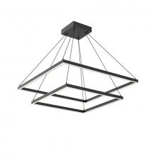 Kuzco Lighting Inc CH88232-BK - Piazza 32-in Black LED Chandeliers