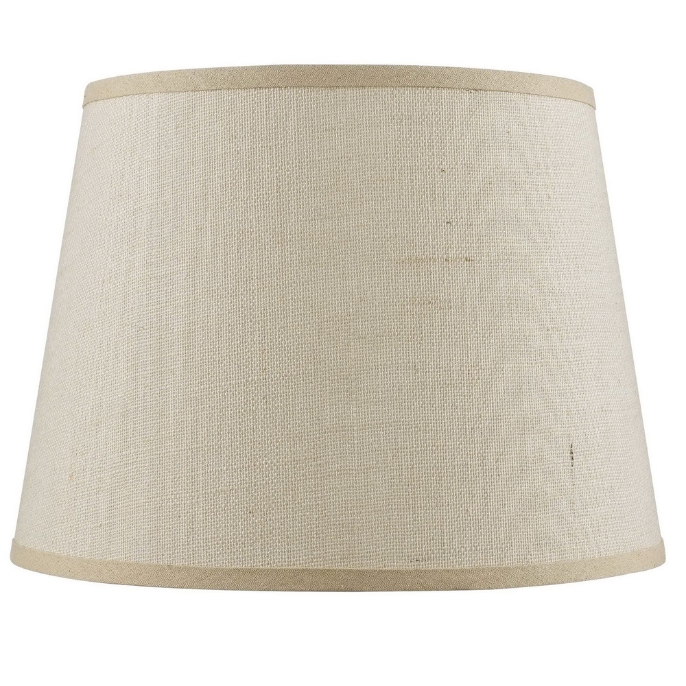 11" Height Burlap Shade in Light Tan