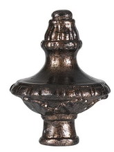 CAL Lighting FA-5057A - 2.38" Metal Cast Finial in Rust Finish