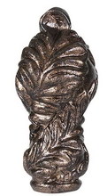 CAL Lighting FA-5060B - 2.5" Metal Cast Finial in Rust Finish