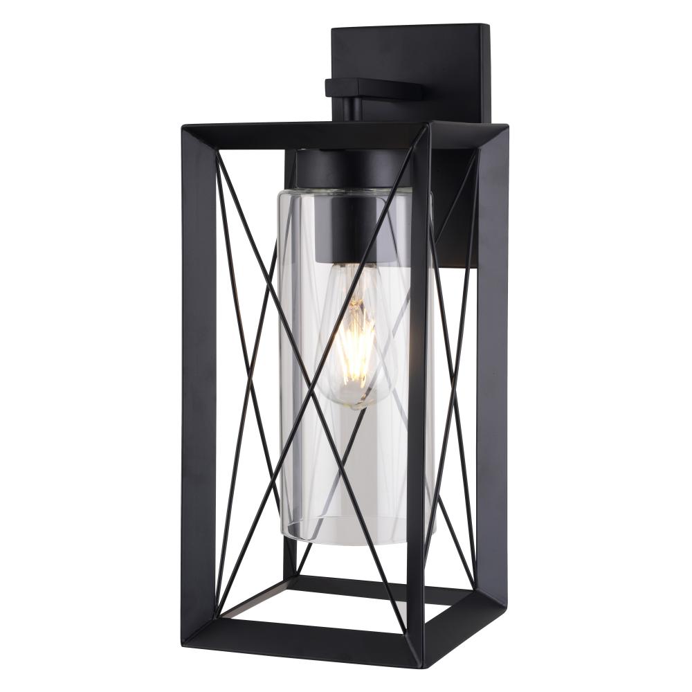 Milton 7-in. W Outdoor Wall Light Matte Black