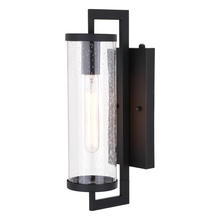 Vaxcel International T0603 - Morgan Park 16-in. H Outdoor Wall Light Matte Black