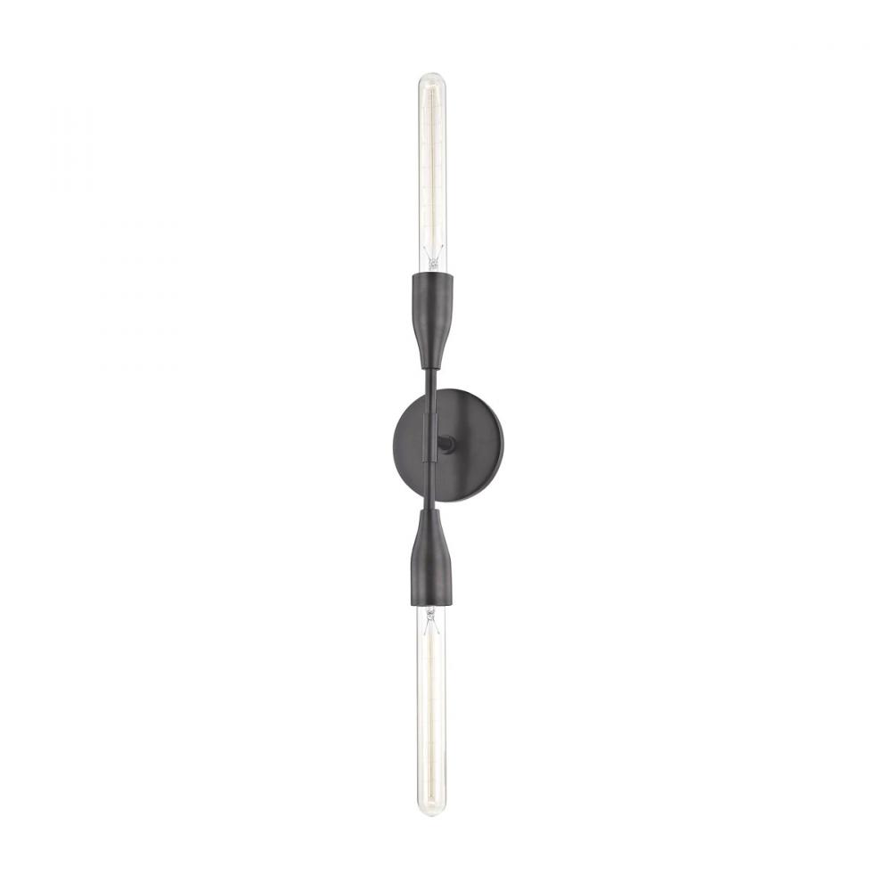 Tara 2lt Wall Sconce, Oil Rubbed Bronze