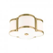 Hudson Valley 1212-AGB - 2 LIGHT FLUSH MOUNT