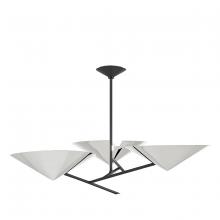 Hudson Valley 9740-PN/BK - Equilibrium Chandelier