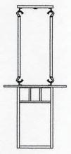 Arroyo Craftsman HCM-14DTCS-RC - 14" huntington hanging pendant with double t-bar overlay