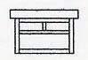 Arroyo Craftsman MCM-7TCR-BK - 7" mission flush ceiling mount with T-bar overlay