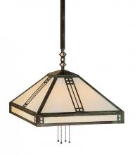 Arroyo Craftsman PSH-18CR-VP - 18" prairie stem hung pendant