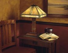 Arroyo Craftsman PTL-15M-P - 15" prairie table lamp